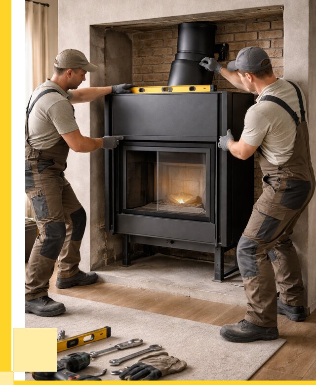 Установка каминных топок в Кургане под ключ от 18556 р. | ЭриданКрг