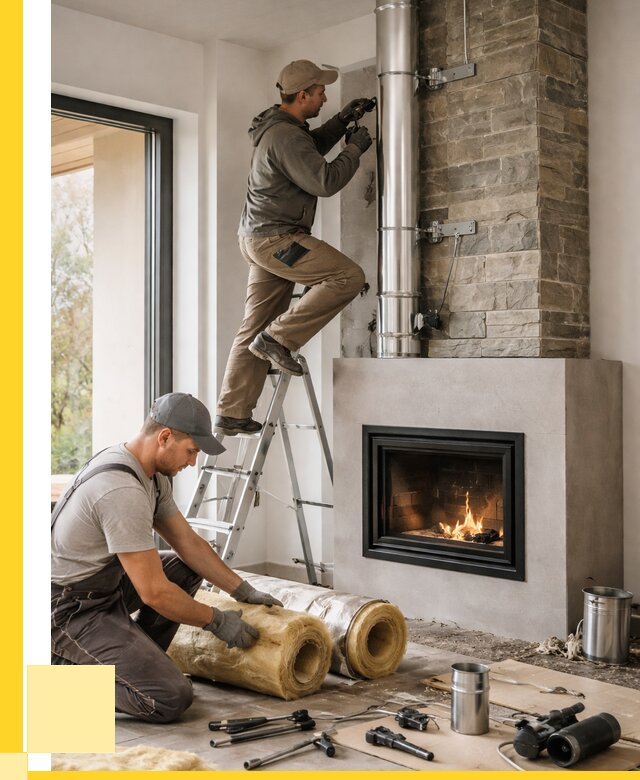 Монтаж дымоходов для каминов в Кургане от 15464 р. ЭриданКрг