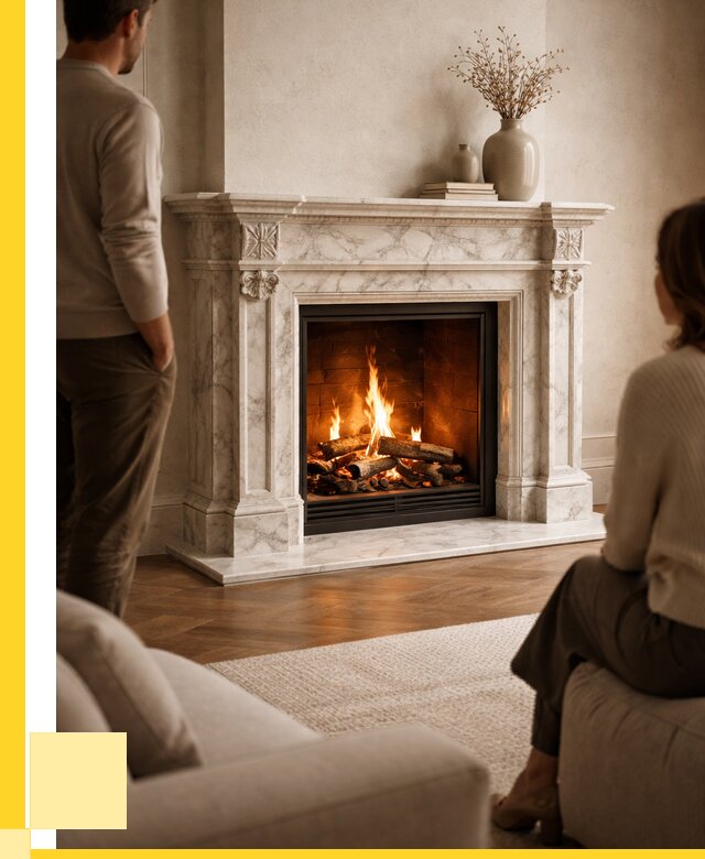 Мраморные камины под ключ в Кургане от 257725 р. | ЭриданКрг