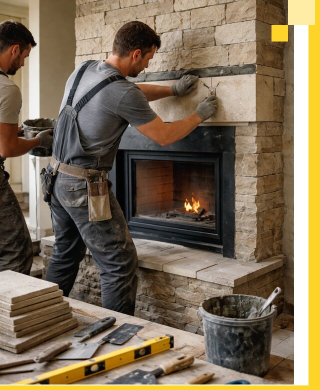 Проектирование и установка открытых каминов в Кургане