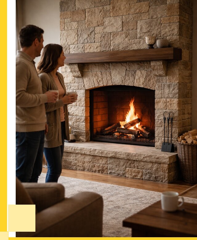 Каменные камины на заказ в Кургане от 185562 р. | ЭриданКрг