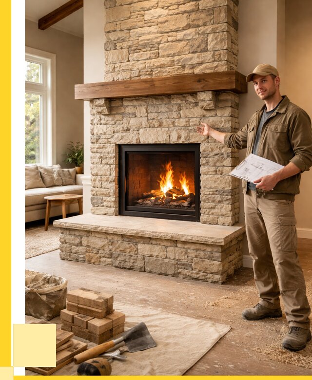 Камины под ключ в Кургане от 185562 р. | ЭриданКрг — установка