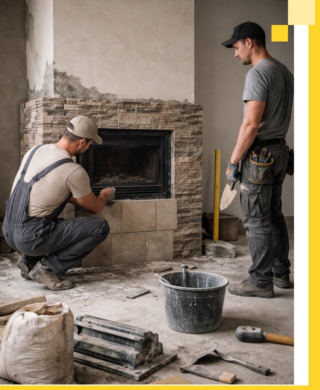 Камины под ключ в Кургане: проект, изготовление и монтаж