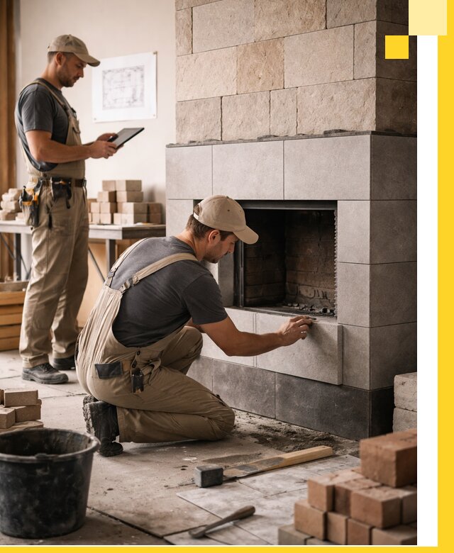 Индивидуальные проекты каминов и каминных систем в Кургане