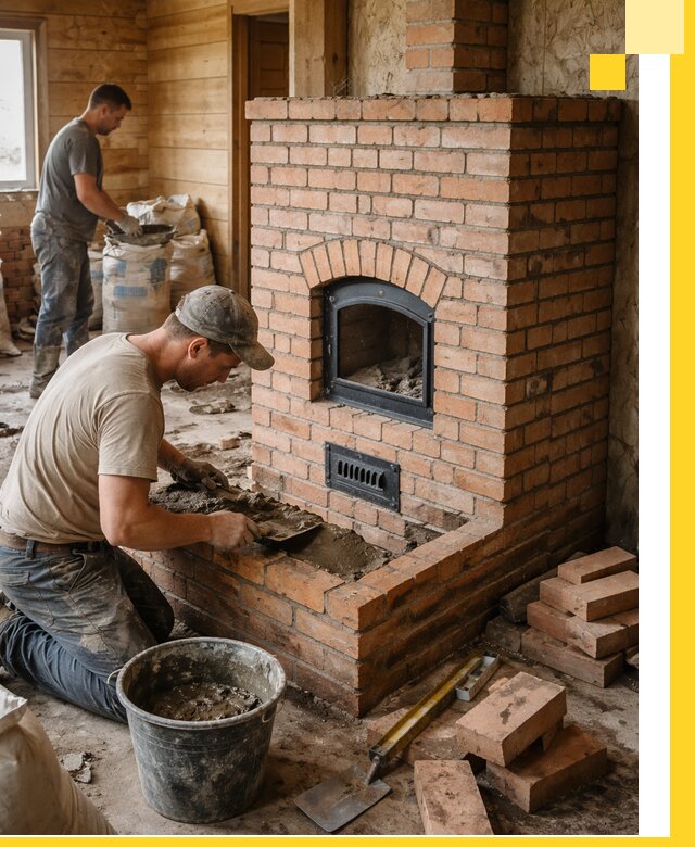 Профессиональное строительство печей в Кургане под ключ