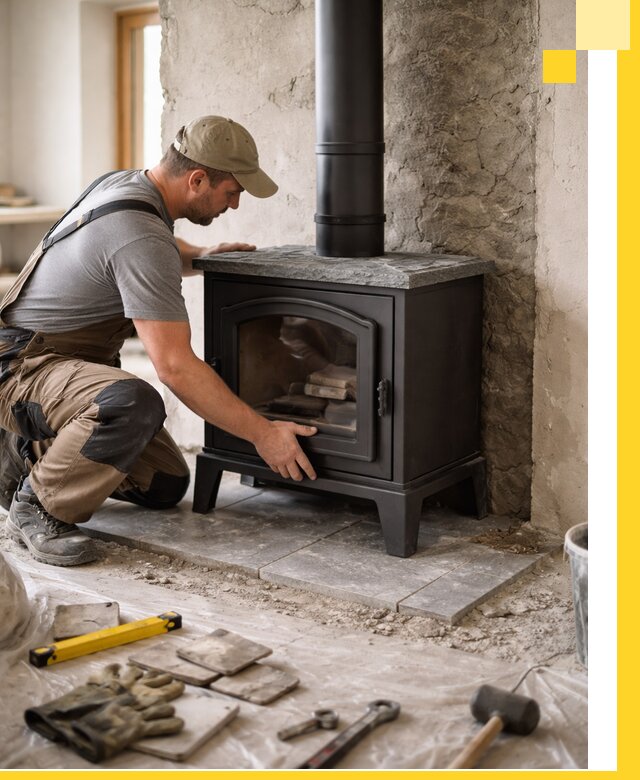 Профессиональный монтаж печей и каминов в Кургане под ключ