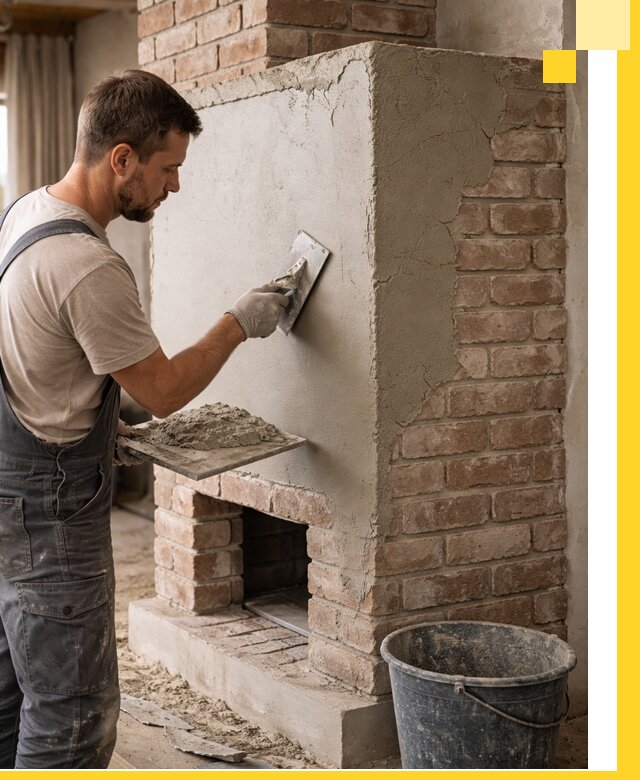 Отделка печей и облицовка каминов в Кургане под ключ