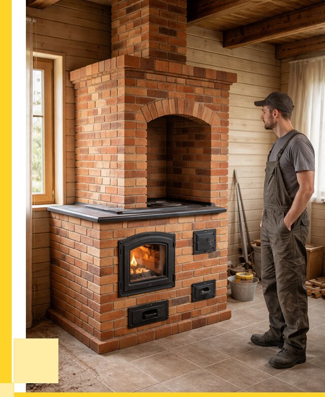 Кирпичные печи в Кургане: купить от 154635 р. | ЭриданКрг