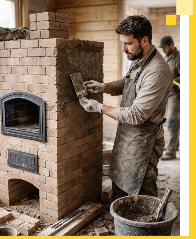 Изготовление и установка печей-шведок под ключ в Кургане