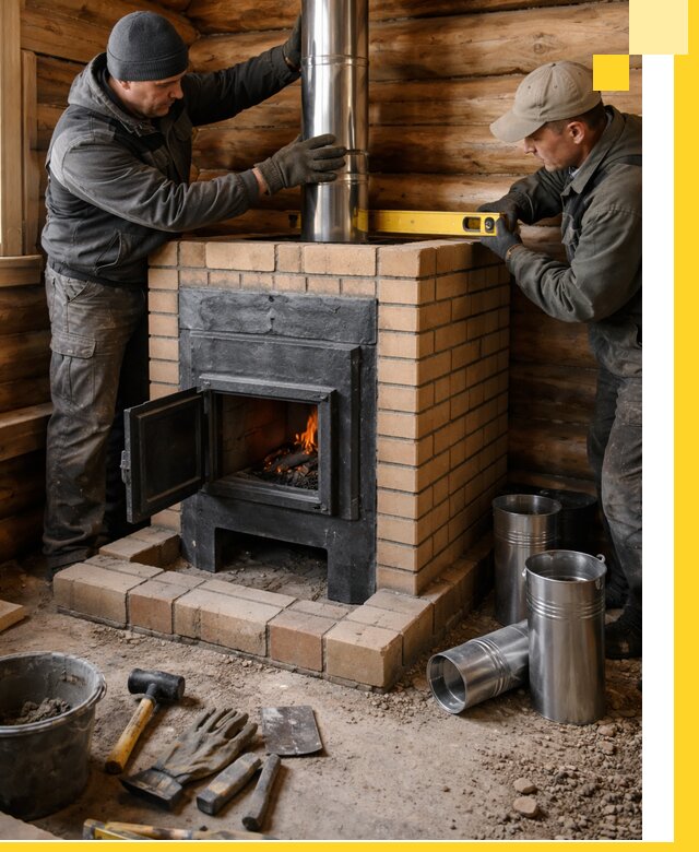 Проектирование, изготовление и установка банных печей в Кургане