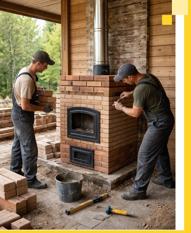 Производство и установка дачных печей под ключ в Кургане