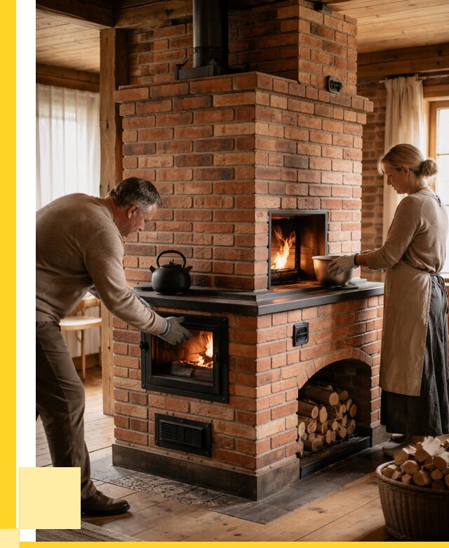 Печи для загородного дома под ключ в Кургане от 82472 р. | ЭриданКрг