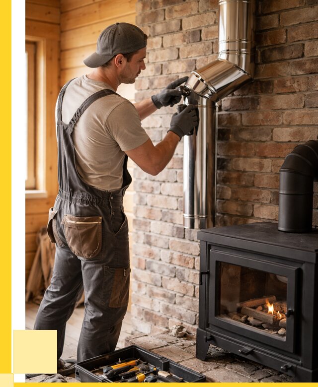 Монтаж дымоходов для печей в Кургане от 7732 р. | ЭриданКрг