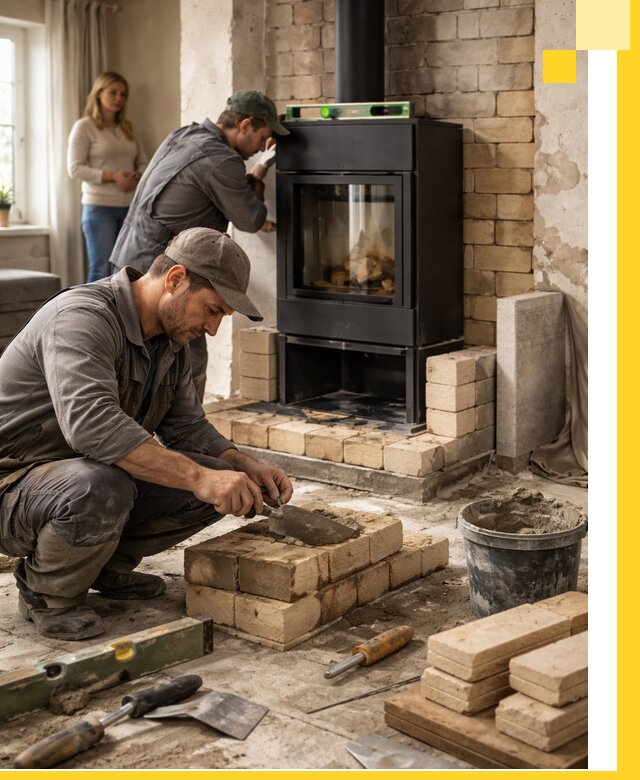 Печи и камины под ключ: проект, установка в Кургане