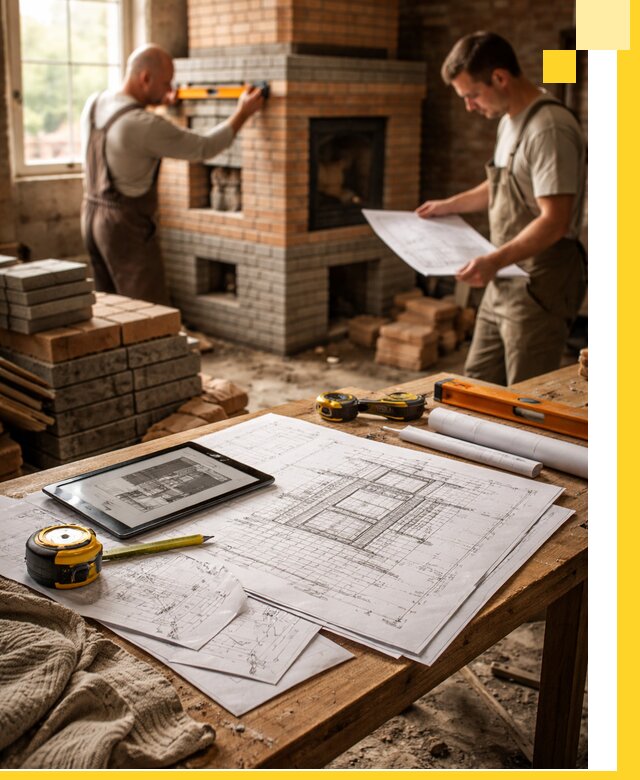 Проекты печей и каминов с индивидуальным дизайном в Кургане