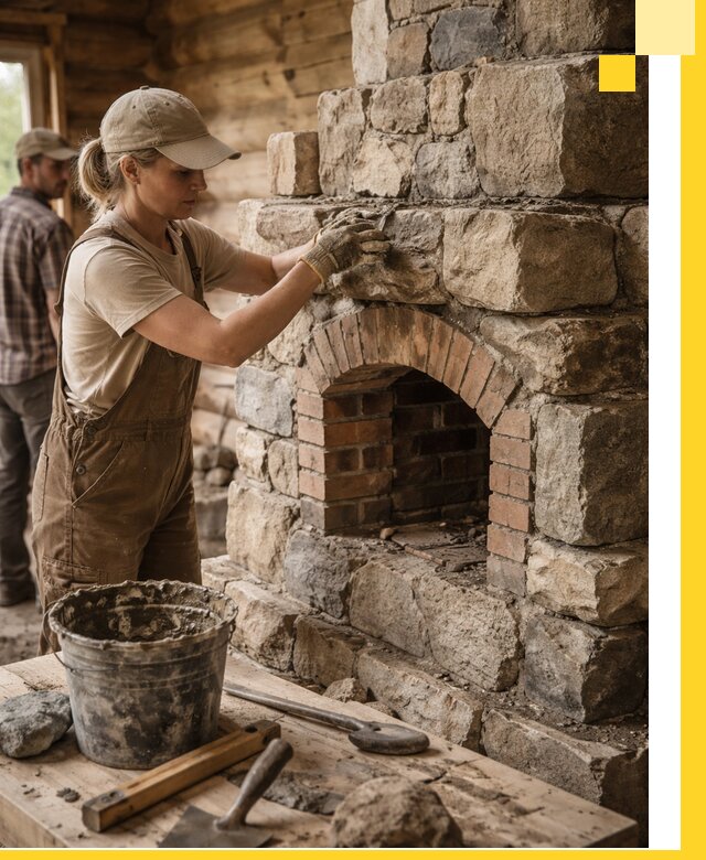 Каменные печи на заказ и монтаж в Кургане, долговечные решения