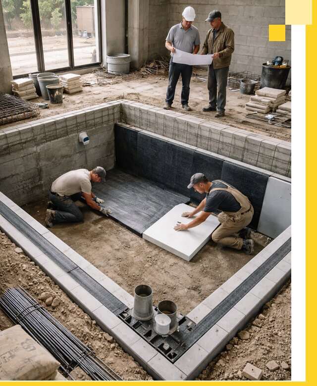 Проекты частных и общественных бассейнов под ключ в Кургане