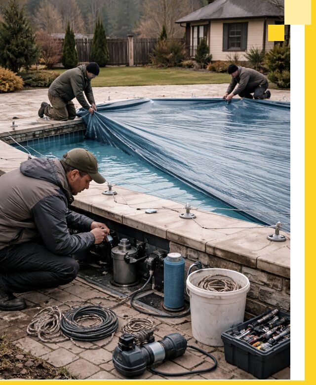 Консервация бассейнов в Кургане: подготовка к длительному хранению