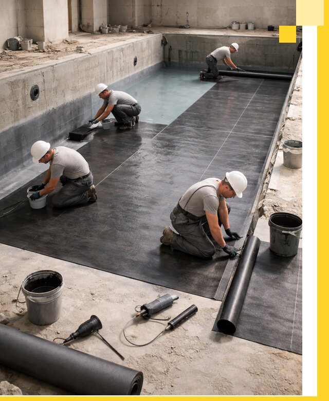 Профессиональная гидроизоляция бассейнов и чаш в Кургане под ключ