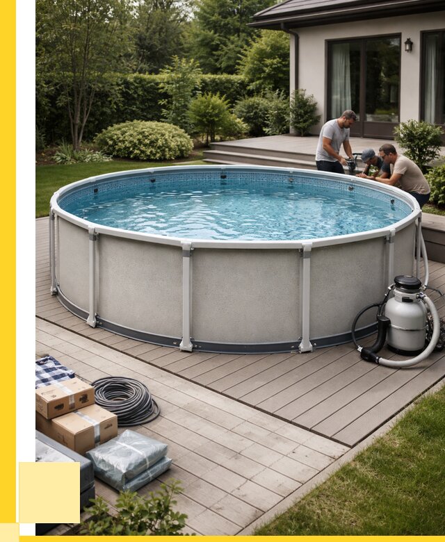 Купить каркасные бассейны в Кургане от 46391 р. | ЭриданКрг