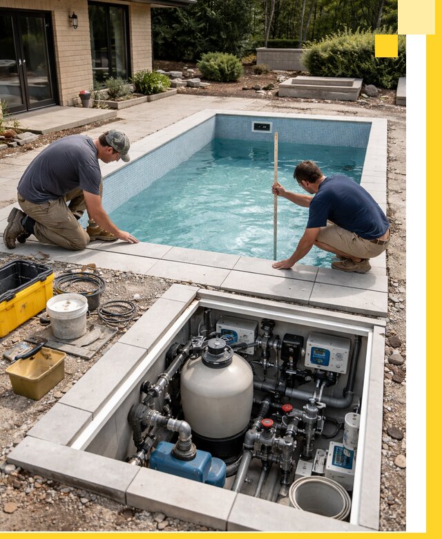 Строительство качественных домашних бассейнов под ключ в Кургане