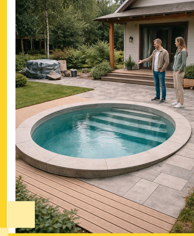 Бассейн на даче под ключ в Кургане от 206180 р., ЭриданКрг