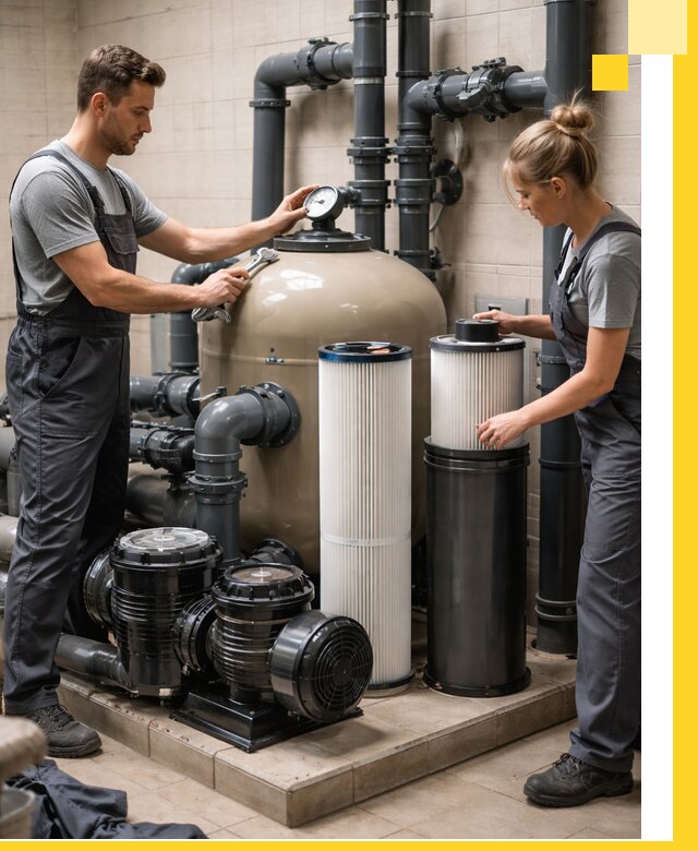 Фильтры и системы фильтрации для бассейнов в Кургане