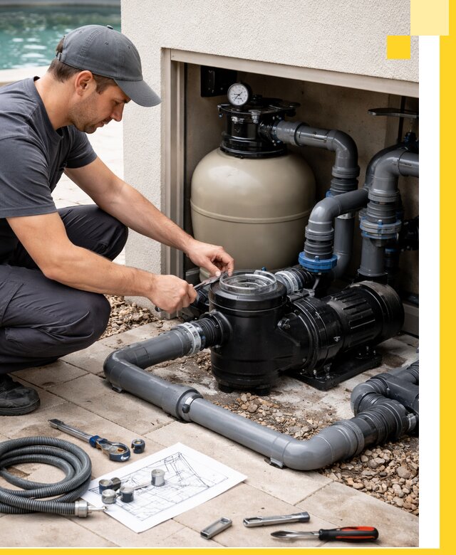 Поставка, монтаж и сервис насосов для бассейнов в Кургане