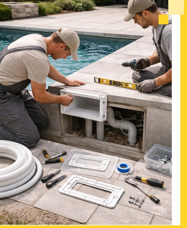 Поставка и установка скиммеров для бассейнов в Кургане