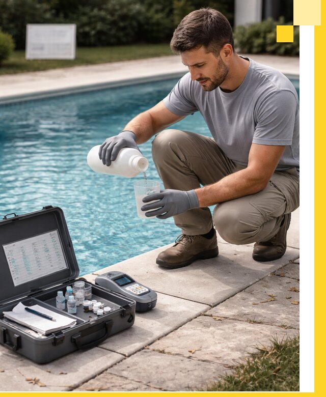 Профессиональная дезинфекция воды в бассейне в Кургане