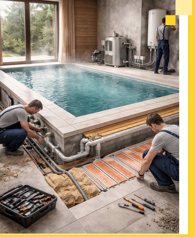 Проектирование и строительство тёплых бассейнов в Кургане