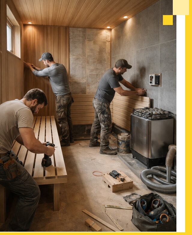 Сауны под ключ в Кургане, проектирование, строительство, отделка
