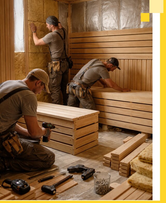 Профессиональное строительство саун под ключ в Кургане