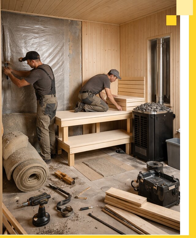 Проекты саун под ключ в Кургане дизайн и строительство