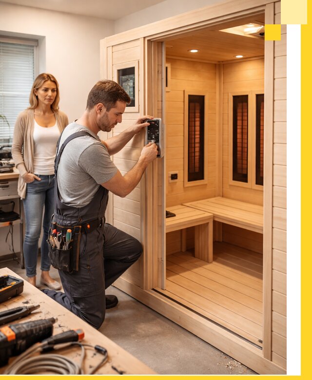 Инфракрасные сауны под ключ в Кургане продажа и установка