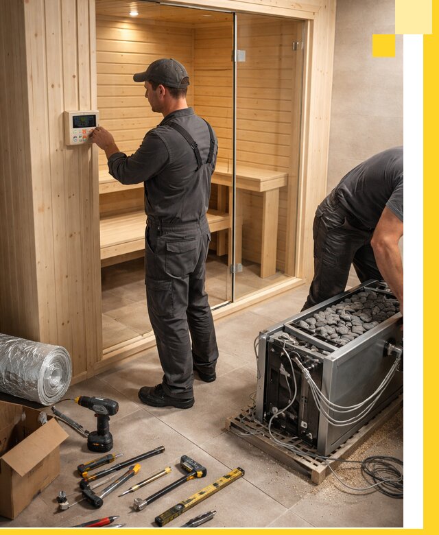 Поставка, установка и монтаж электрических саун в Кургане