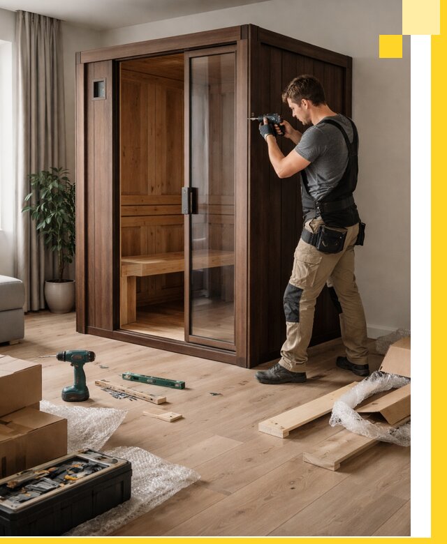 Установка и производство мини саун под ключ в Кургане