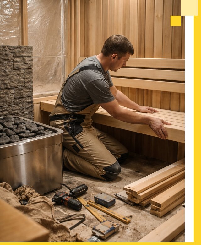 Сауны для дома под ключ с проектированием и монтажом в Кургане