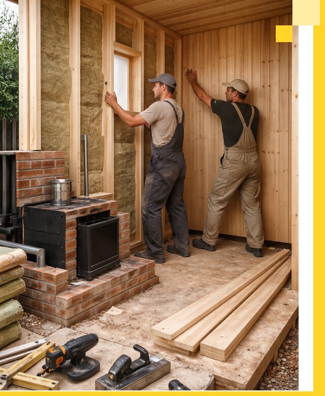 Строительство и установка дачных саун под ключ в Кургане