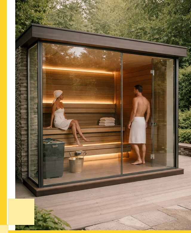 Сауна стеклянная и двери для сауны в Кургане от 257725 р. | ЭриданКрг