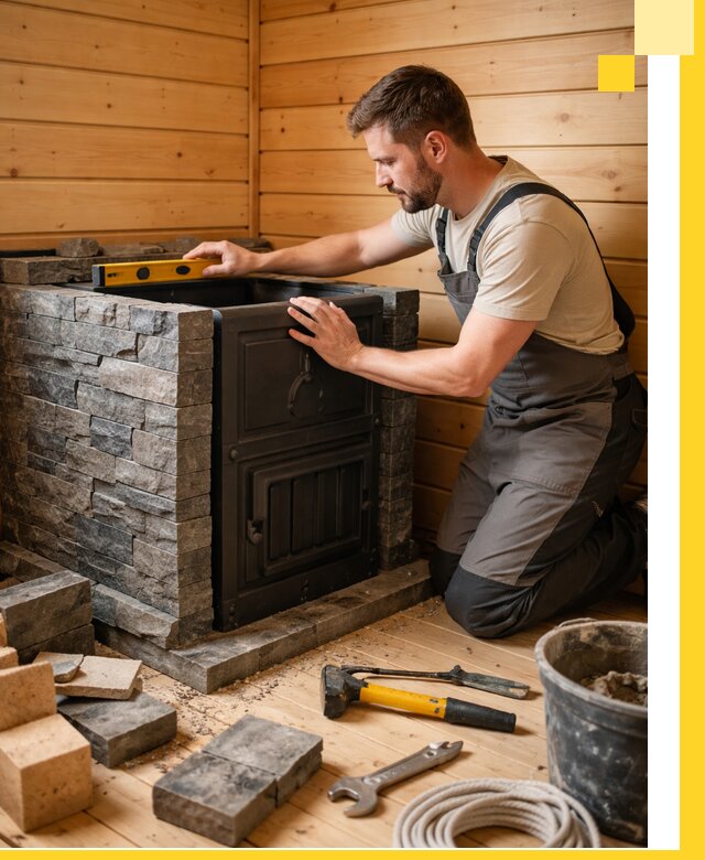 Производство и установка печей для саун под ключ в Кургане