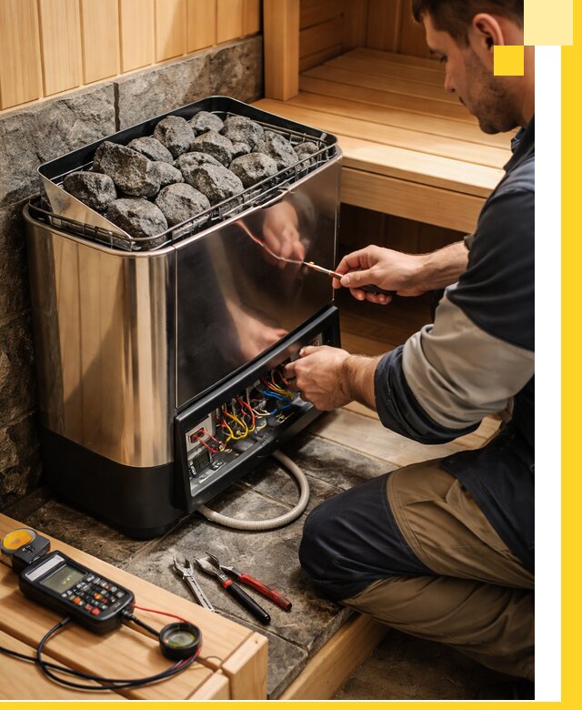 Продажа и установка электрокаменок для саун в Кургане