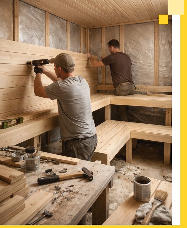 Профессиональная отделка бань и саун под ключ в Кургане