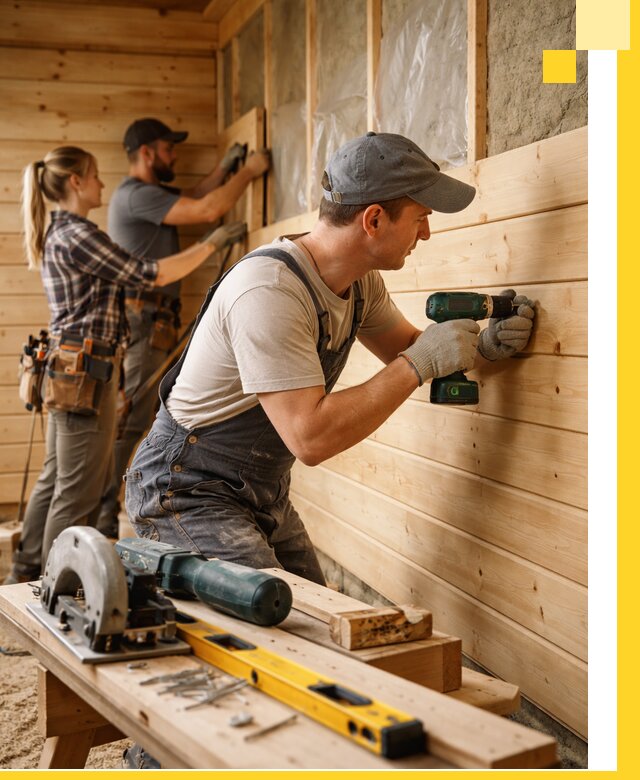 Обшивка бань под ключ в Кургане: отделка стен и потолков