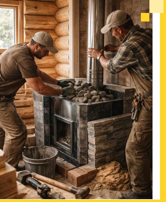 Строительство и отделка русских бань под ключ в Кургане