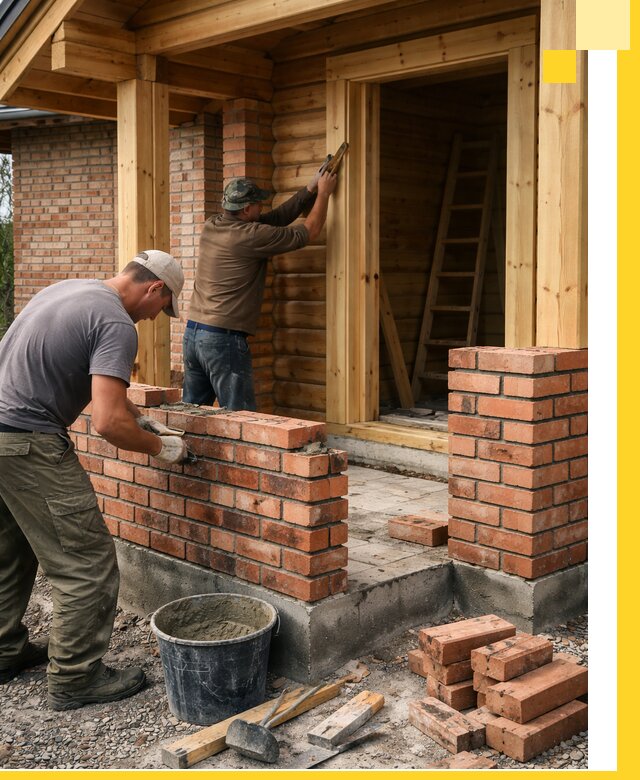 Строительство кирпичных бань под ключ в Кургане с гарантией качества