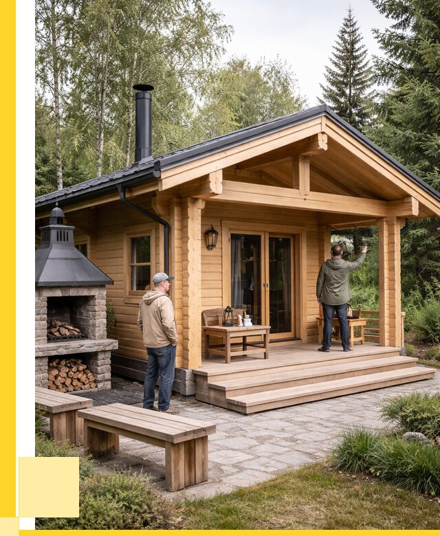 Деревянные бани под ключ в Кургане от 463905 р. | ЭриданКрг