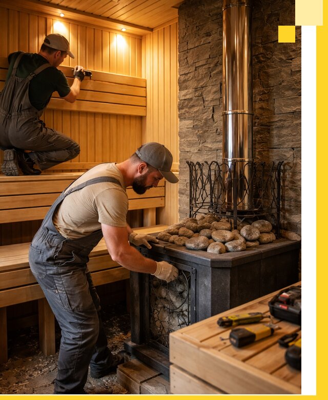 Комплексный дизайн бань, саун и зон отдыха в Кургане