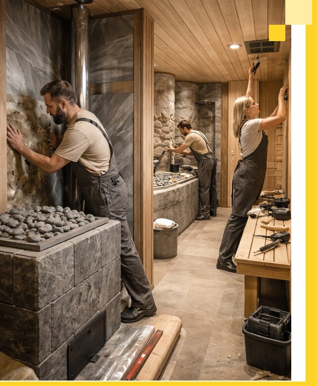 Строительство бань и SPA процедур в Кургане под ключ и отделкой