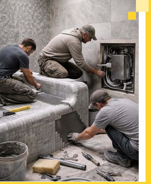 Проекты хамамов под ключ в Кургане и дизайн и строительство